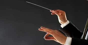 Hands of an Orchestra Conductor
